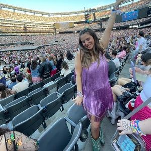 Purple fringe dress (perfect for eras tour!)